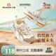 牧童敦煌博物館聯(lián)名25夏小童鞋單網(wǎng)女童透氣兒童運(yùn)動(dòng)鞋男 敦煌咖  26