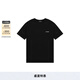 WE11DONE中性男女同款經(jīng)典字母LOGO寬松時尚圓領(lǐng)T恤 黑色 S