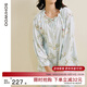 sohiwoo月子服產(chǎn)婦春夏季薄款產(chǎn)后純棉孕婦哺乳睡衣居家服抗菌防螨孕婦裝 卡布利鴨（帶哺乳口） L【奇幻之旅｜夢(mèng)游仙境系列】