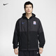 耐克（NIKE）官方2024/25賽季上海申花男子搖粒絨夾克輕便外套IB3530 010黑/校園寶藍 L