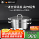 WMFWMF蒸鍋不銹鋼燉鍋家用蒸煮兩用鍋 Iconic系列蒸鍋 2層 28cm