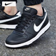 耐克（NIKE）男鞋休閑鞋25新款運動(dòng)鞋子男戶(hù)外健身訓練跑鞋復古低幫耐磨板鞋男 【經(jīng)典款】016-黑色白勾/曬圖退10 42.5 （內長(cháng)270mm）