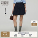 Teenie Weenie小熊半身裙女2025年夏季新款甜美活力時(shí)髦花苞短裙 藏青色 S
