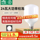 雷士（NVC）LED燈泡球泡節(jié)能燈柱泡E27家用商用照明燈光源24瓦白光6500K