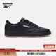 Reebok銳步官方24新款男女同款COURT 1000運動(dòng)復古休閑潮流板鞋 24FRC907U2GH0 黑色/中黃色 42 (27cm),US：9