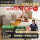 芝華仕（CHEERS）布藝沙發(fā)床一體兩用客廳2025新小戶型直排芝華士6305白雙