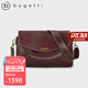 BUGATTI包包女包奢侈品牌2025新款女士單肩斜挎七夕情人節(jié)禮物送女友老婆 酒咖色