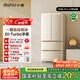 小吉（MINIJ）【買大送小】508L機(jī)皇法式復(fù)古冰箱奶油風(fēng)高顏值客廳冰箱一級能效1小時自動制冰BCD-JF508B1F02