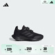 adidas男女小童Tensaur Run 2.0魔術(shù)貼網(wǎng)面跑步鞋阿迪達(dá)斯輕運(yùn)動(dòng) 黑色/深灰   34