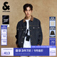 杰克·瓊斯（JACK&JONES）七夕情人節(jié)禮物 25年秋季男裝寬松潮流原色牛仔夾克外套男品牌 A13 深牛仔藍(lán) L 180