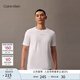 Calvin Klein運動(dòng)【吸濕速干】25春夏男士ck戶(hù)外跑步健身透濕短袖T恤GMS5K159 100-月光白 M