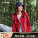 LAFUMA樂飛葉戶外沖鋒衣 2025紅色防水夾克防雨登山硬殼外套 LFJA5AS60 樂菲紅RD 165/84A （38）