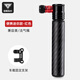 塔斯隊長(cháng)便攜手持充氣泵戶(hù)外小巧球類(lèi)充氣工具高壓重量輕騎行攜帶打氣筒 黑紅90PSI(碳纖維材質(zhì)/附帶支架）