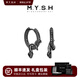 銘揚(yáng)飾海 925銀靈蛇黑色耳環(huán)男士耳圈潮流原創(chuàng)設(shè)計(jì)時(shí)尚高級(jí)感簡(jiǎn)約耳釘耳飾 靈蛇耳環(huán)：一對(duì)