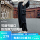 探路者（TOREAD）軟殼褲戶外運(yùn)動(dòng)褲子休閑專業(yè)防潑水舒適加厚功能長褲女式秋冬季款 【常規(guī)款】黑色-TAMMBM92803 M