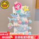 G.DUCKKIDS兒童發(fā)夾小女孩可愛(ài)夾子小馬寶莉發(fā)卡頭飾女童卡子寶寶發(fā)飾彩虹 1#藍色美人魚(yú)