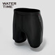 WATERTIME/水川 泳褲男防尷尬五分褲平角專(zhuān)業(yè)寬松版游泳褲男士泳衣裝備