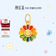 潮宏基七夕禮物 趣玩 太陽花黃金吊墜女士5D硬金足金轉(zhuǎn)運(yùn)珠生日禮物女 小版-單吊墜（不含項(xiàng)鏈）