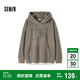 森馬（Semir）史努比系列衛(wèi)衣女中長款假兩件圖案冬oversize搖粒絨101724116019