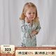 OAK FAMILY兒童家居服套裝春夏純棉男女寶寶睡衣長(zhǎng)袖童裝 絨球兔 100 cm 【推薦身高90-100cm】