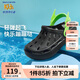 Skechers斯凱奇兒童涼鞋夏季男童一腳蹬鞋洞洞休閑鞋時(shí)尚拖鞋406801L