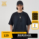 卡賓（CABBEEN）【純棉】商場(chǎng)同款短袖T恤男2024夏季新款像素風(fēng)印花寬松潮牌 煤黑色01 L /175/50