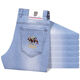 POLO SPORT美國保羅品牌休閑牛仔褲男士春秋新款polo馬標刺繡直筒高腰爸爸長(cháng) 淺藍色 28 2尺1
