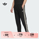 adidas簡(jiǎn)約舒適三條紋運(yùn)動(dòng)褲男女秋季阿迪達(dá)斯官方三葉草   黑色   M
