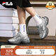 FILA 斐樂官方魚刺3代老爹鞋女鞋2025春夏休閑鞋厚底增高鞋運(yùn)動(dòng)鞋