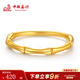 中銀鑫行黃金戒指足金999半竹節(jié)戒指節(jié)節(jié)高升黃金戒子女尾戒送女友 竹節(jié)戒指約0.5g（克重多退少補） 13號