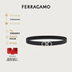 菲拉格慕（Ferragamo）男士雙面可調(diào)式Gancini皮帶0746507_C  _ 95 七夕禮物送男友