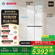博世（BOSCH）小平安S8 503L十字門零平嵌冰箱 雙開門四開門 防冷凝水系統(tǒng) 國家補貼  BCD-503W(KCP50A20TI)