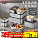 泰福高（TAFUCO）不銹鋼保鮮盒316L食品級飯盒密封便當收納餐盒冰箱分裝帶蓋T5380