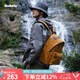 Subtle雙肩包背包旅行輕便戶外大容量電腦大學(xué)生男女書包木棕色