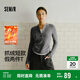 森馬（Semir）長袖T恤女短款發(fā)熱抓絨假兩件2025冬亨利領(lǐng)緊身衣服109725101003