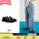 看步（CAMPER）Walden新款男鞋多色復(fù)古樂福鞋增高商務(wù)通勤戶外軟底休閑皮鞋 黑色019 42 寬腳/高腳背建議拍偏大一碼