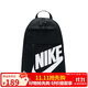 耐克（NIKE）男女雙肩包背包 旅行包書(shū)包休閑包DD0559-010 黑白