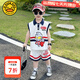 G.DUCKKIDS小黃鴨聯(lián)名奧特曼套裝男童夏季洋氣兒童服裝帥氣男孩無(wú)袖卡通衣服 藏青 120 cm