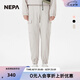 NEPA耐葩2024年春夏新品戶外女士日常百搭舒適工裝束腳褲7K21660 樺褐色D17 XXS065160/63A
