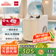 得力（deli）制冰機(jī)家用制冰機(jī)小型宿舍制冰機(jī)便攜冰迷你小功率制冰器全自動(dòng)飲水機(jī)制冰塊機(jī)時(shí)尚簡(jiǎn)約