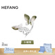 HEFANG何方珠寶蝴蝶花園戒指優(yōu)雅尾戒輕奢高級感生日禮物送女友 橄欖綠
