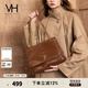 VANESSA HOGAN VH女包太陽神復(fù)古郵差包夏季通勤腋下單肩包復(fù)古斜挎包七夕禮物 摩卡棕-大號