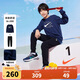 NIKE3BRAND 耐克童裝男女童加絨保暖衛衣+長(cháng)褲2件套兒童套裝