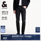 杰克·瓊斯（JACK&JONES）男裝夏季多口袋水洗YKK拉鏈日常百搭簡約修身牛仔褲男褲225132082 A15黑色牛仔 常規(guī) 32 175 W32/L32