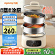 九陽（Joyoung）電蒸鍋電煮鍋電火鍋家用蒸包子蒸螃蟹鍋15.5L大容量電熱鍋分體可拆洗多用途鍋GZ581