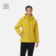 KOLON SPORT/可隆戶(hù)外羽絨服 女士防水防風(fēng)透濕連帽沖鋒衣 LKDJ5WN132-MU 芥末黃 S 160/84A