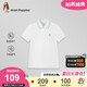 暇步士（Hush Puppies）童裝兒童短袖25夏男童休閑POLO衫中大童速干T恤 本白  170 