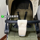 羅馬假日嬰兒車(chē)前跨帶Dearmom護襠皮質(zhì)護跨bebebus遛娃神器護檔帶 皮革米-前跨帶（不影響用安全帶） 通用推車(chē)