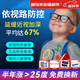 依視路鏡片星趣控中小學(xué)生離焦近視鏡兒童青少年減緩增長防控膜巖眼鏡片 依視路星趣控防控67%鉆晶膜巖+兒童鏡框 1.591折射率特薄*2片價
