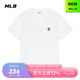 MLB短袖T恤男女時(shí)尚夏季休閑經(jīng)典純色圓領(lǐng)25新款3ATSB0153-50WHS-M